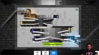 Bridge Constructor Portal: Level 6 solution