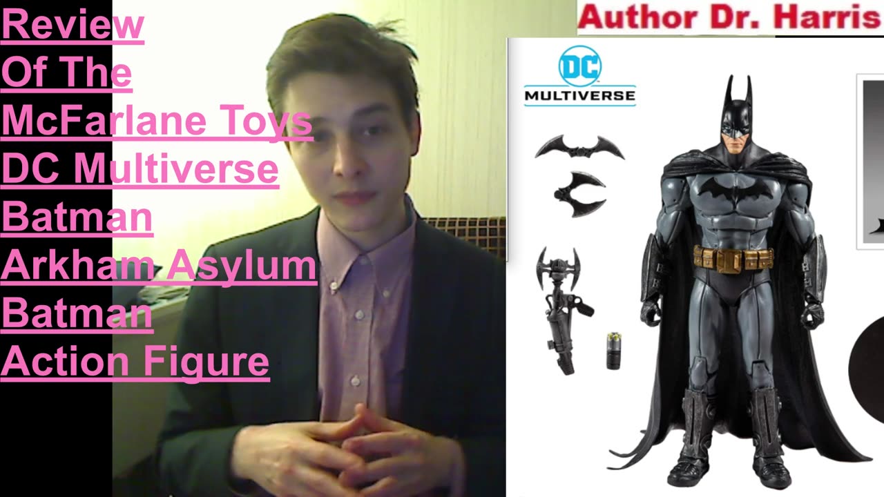 Review Of The McFarlane Toys DC Multiverse Batman Arkham Asylum Batman Action Figure