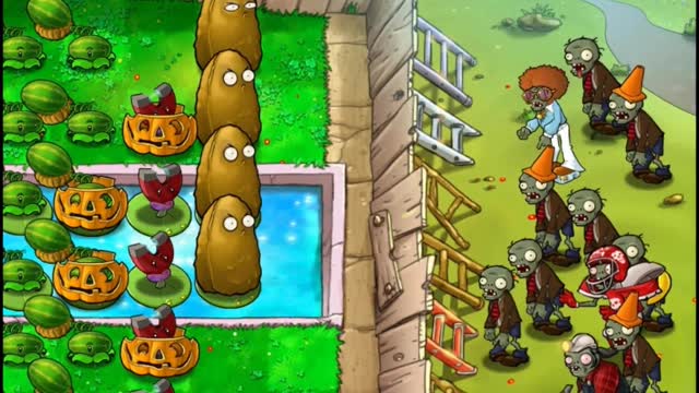 Plants vs Zombies Supervivencia 08 Piscina Dificil