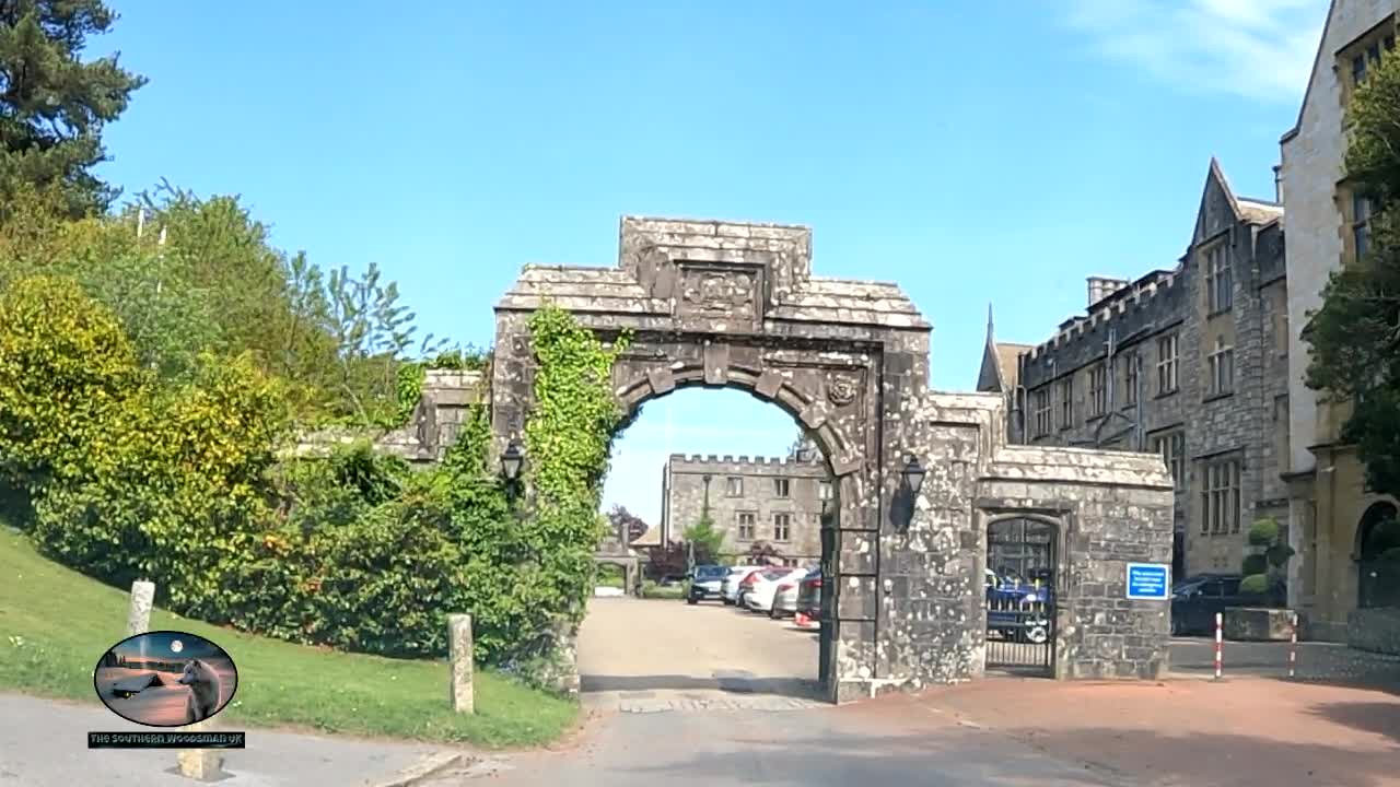 Driving out of Dartmoor