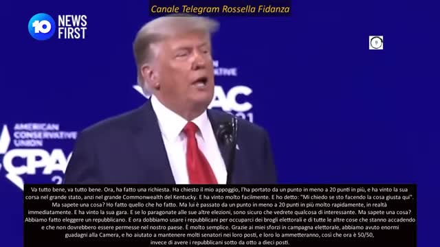 Discorso di Trump CPAC tradotto