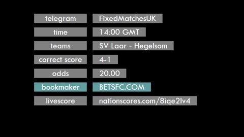 Free Fixed Matches - 19/11/2024