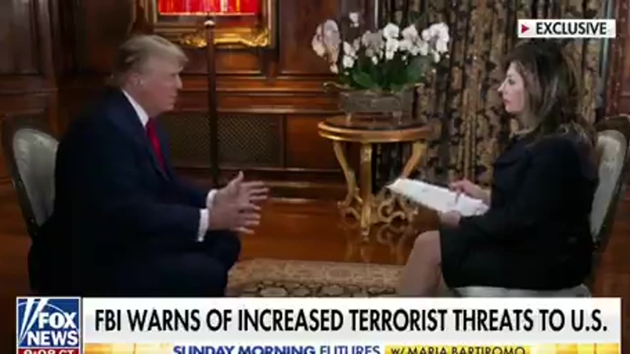 Trump says "I believe we're going to have a terrorist attack. 100%."