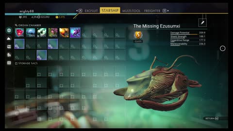 No Man's Sky - The Missing Ezusumxi - Living Ship