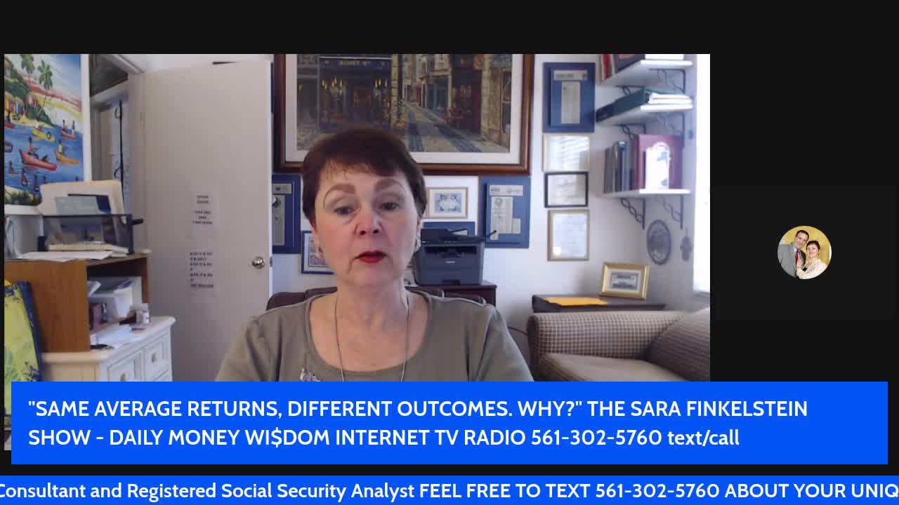 SAME AVERAGE RETURNS DIFFERENT OUTCOMES