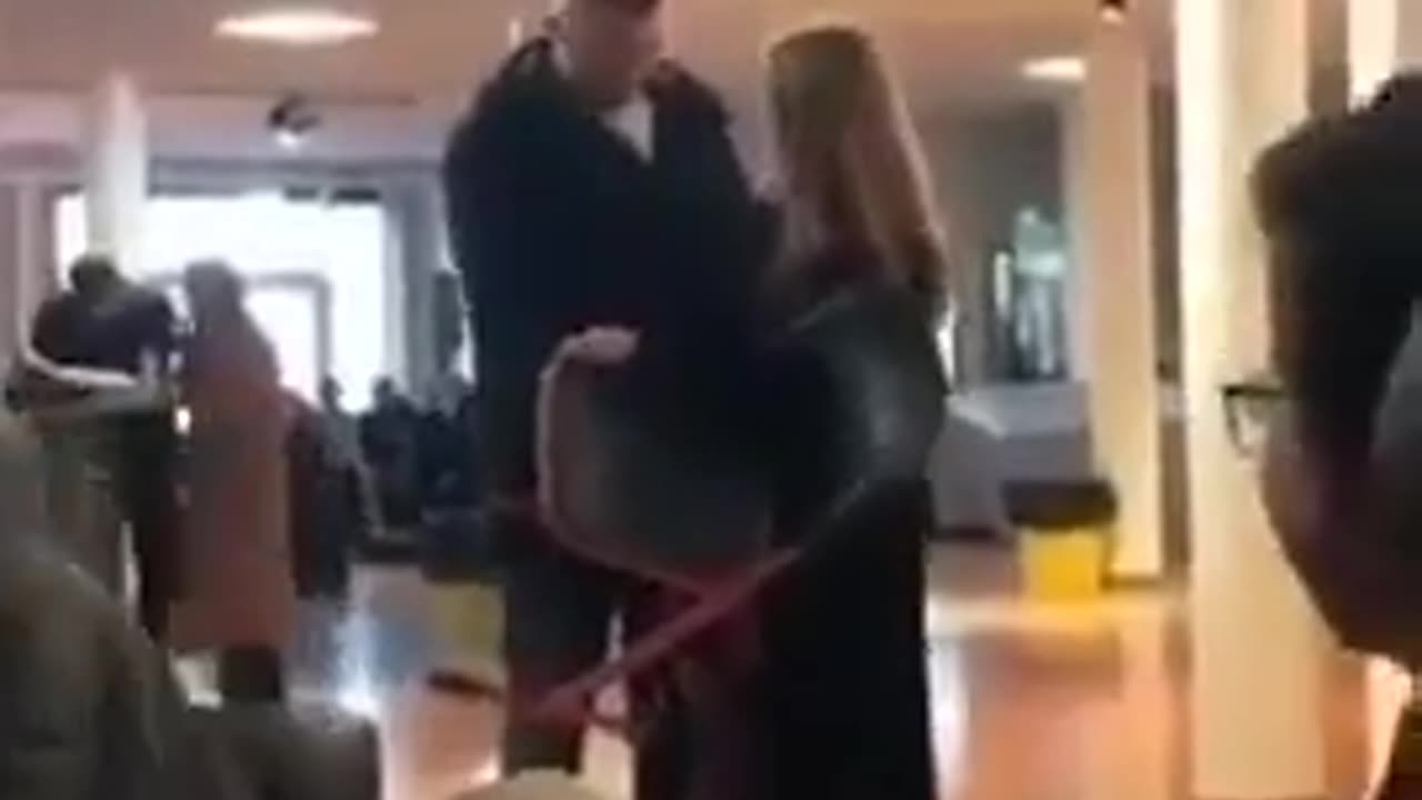 Woman Attempts To Steal Chair From Child