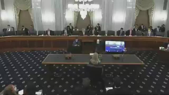 Frances Haugen during her testimony to Congress on Facebook,