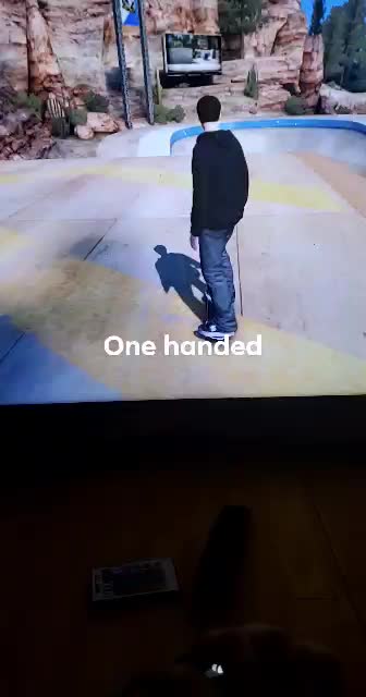 One handed skate 3
