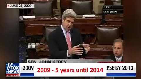 año 2009 - John Kerry: en cinco años no tendremos hielo en el artico..