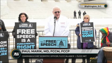 Dr. Paul Marik Speaking at the Rally to Reclaim Free Speech -March 18, 2024 (FLCCC -March 2024)