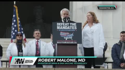 Dr. Robert Malone Full Speech @ Defeat The Mandates