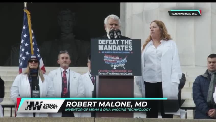 Dr. Robert Malone Full Speech @ Defeat The Mandates