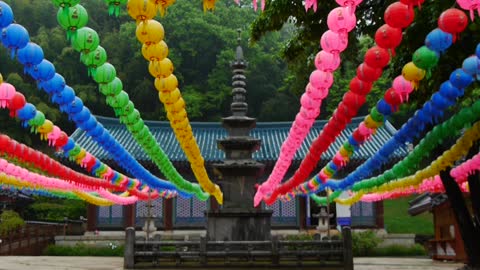It's a temple of Korean Buddhism.