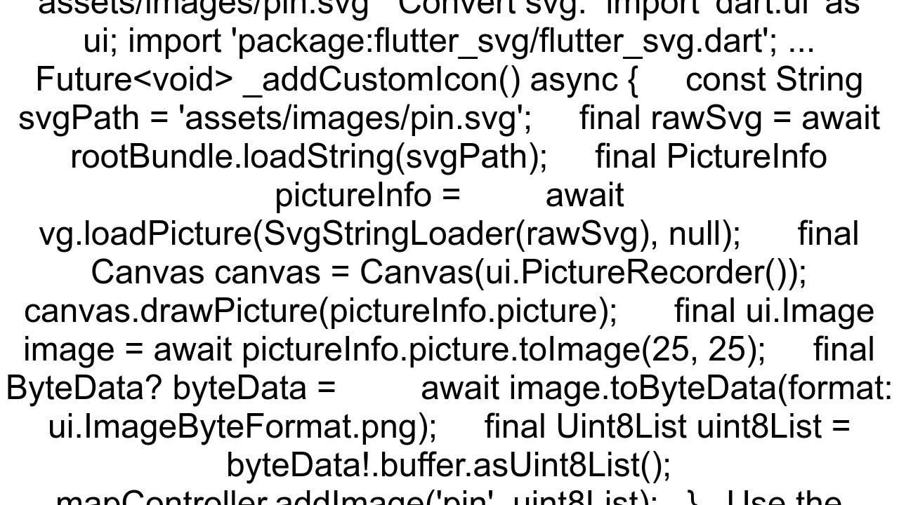 Flutter how to add custom Icons in Mapbox39s markerssymbol