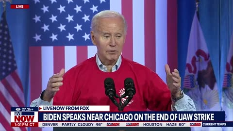 Protester slams Biden_ Calls for Israel ceasefire as President begins speech _ LiveNOW.