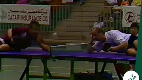 Insane Table Tennis Match at Qatar Open you have never seen | Funny Table Tennis match of history