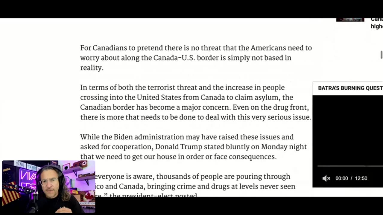 Canada is Creating a NATIONAL SECURITY THREAT for America! & MORE! Viva Frei Live