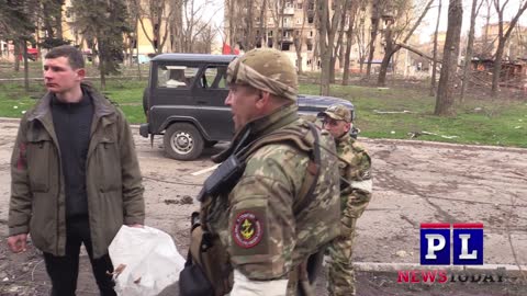 Chechens & Russian Army Battle Azov & Ukraine on Mariupol frontline