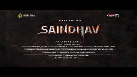 Saindhav Teaser - Telugu | Venkatesh Daggubati