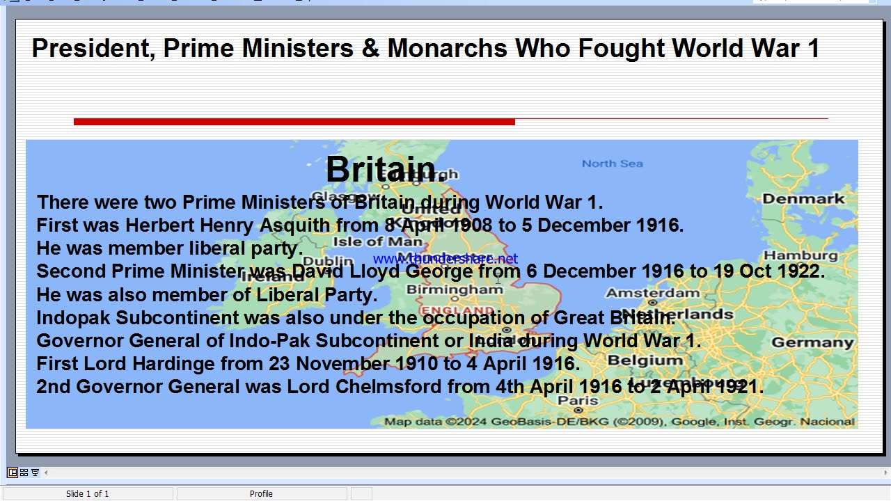 President, Prime Ministers & Monarchs Who Fought World War 1