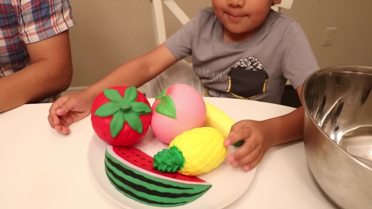 RyanWorld-Real Food vs Chocolate Food Challenge
