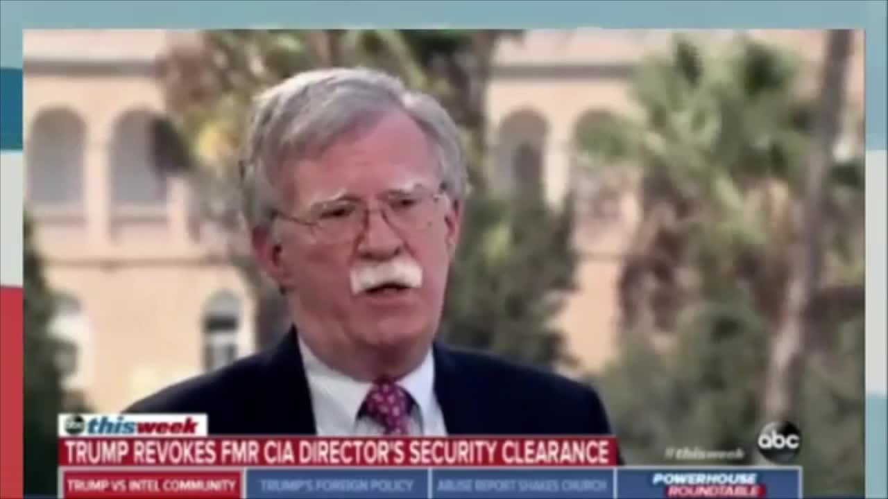 John Bolton Doesn’t Back Down — Brennan And Other Obama Officials Politicized Intel