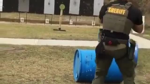 police training before going to shoot