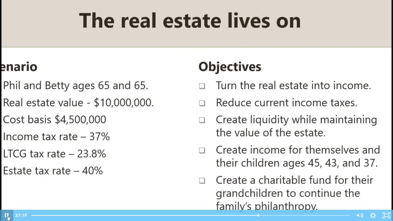 Pooled Income Funds - PIF