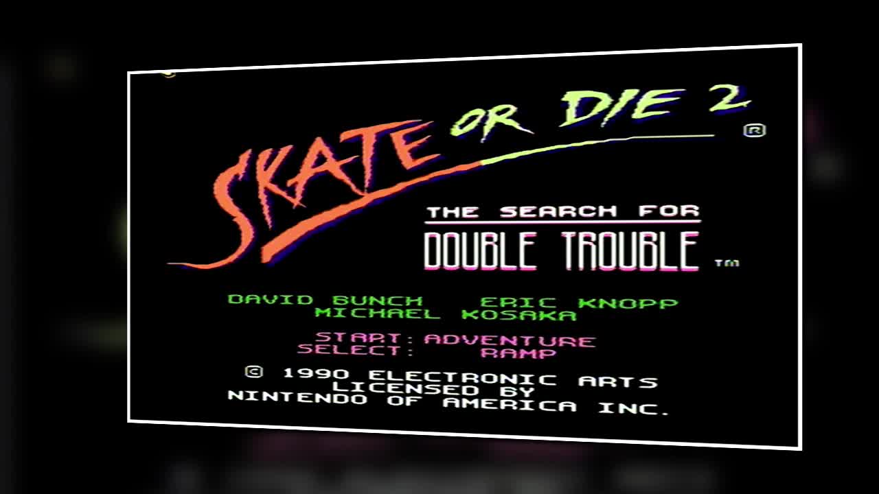 Ghastly 8-Bit Wipeouts - Skate Or Die 2