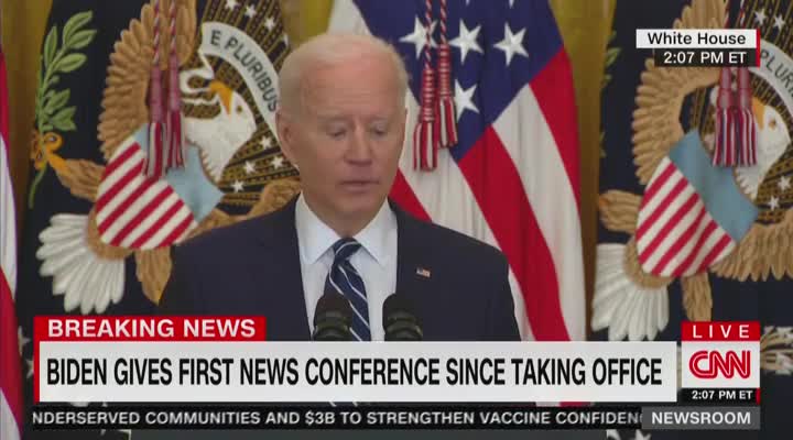 Biden Starts Yelling at Random Spots During Insane Press Conference