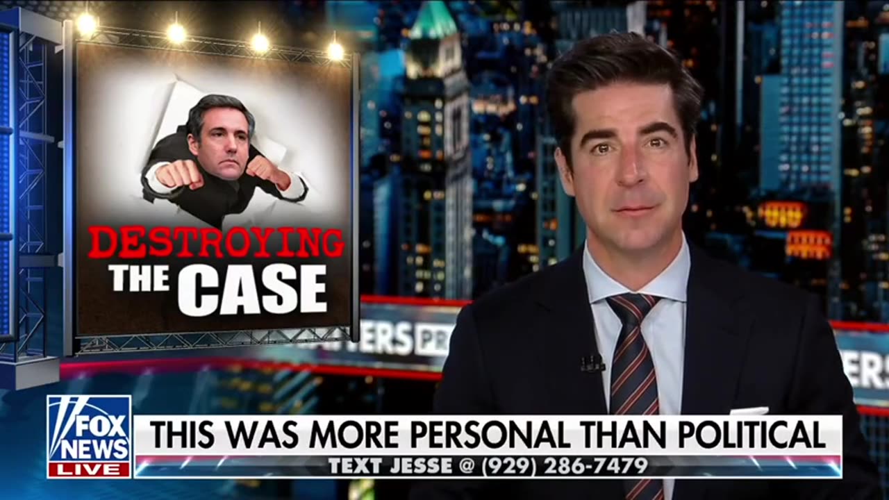 Jesse Watters Goes SCORCHED EARTH On Michael Cohen For Misleading Americans