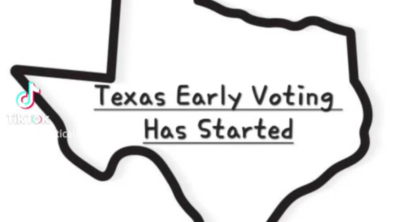 Texas Early Voting Has Started Oct 21 2024