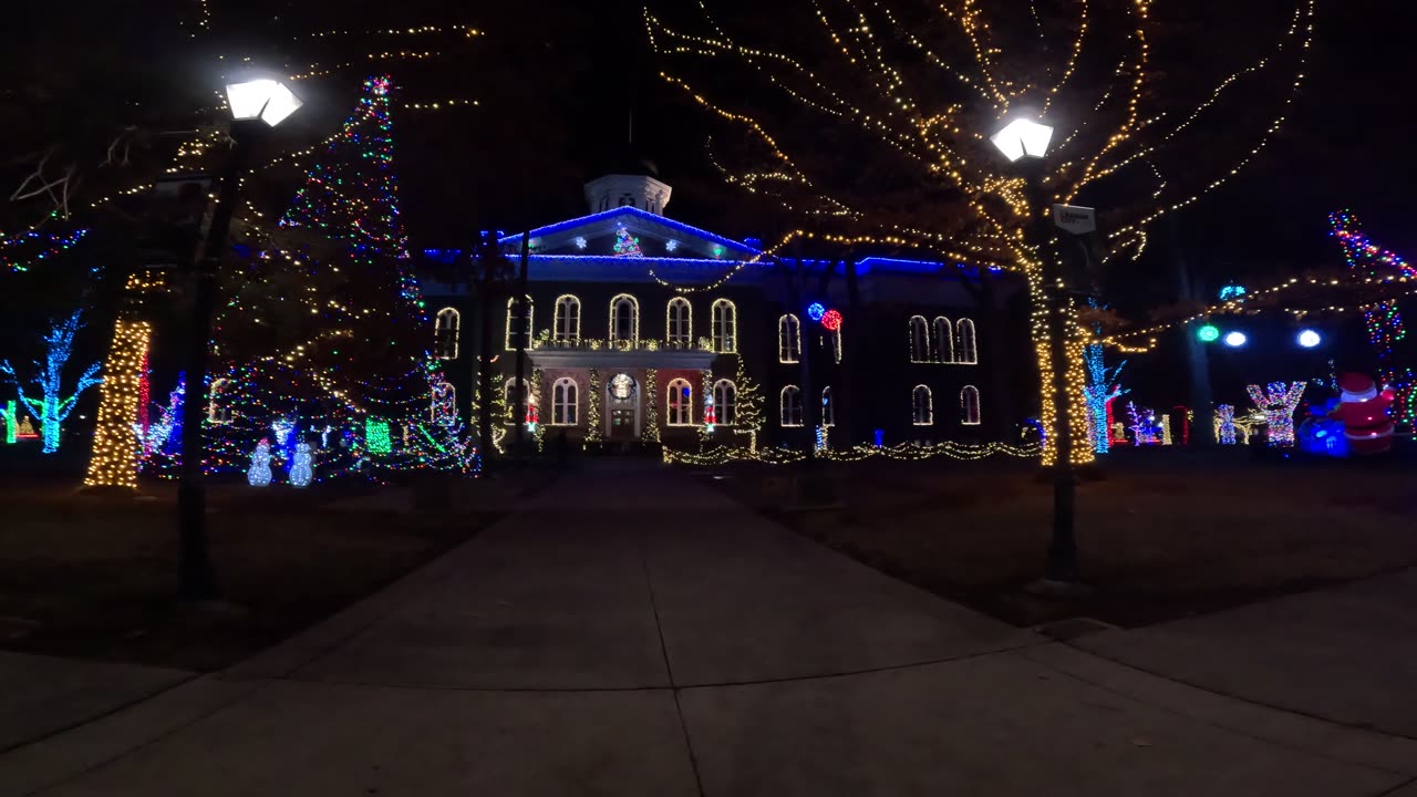 Nevada State Capitol Hoilday Lights (Carson City, NV)