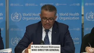 WHO Director General Tedros: Mortality Rate of COVID Around 3.4%