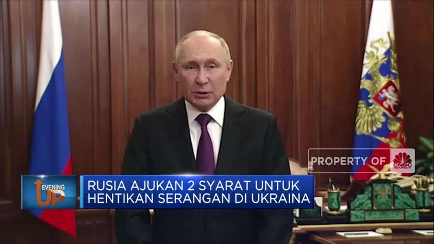 Rusia Ajukan 2 Syarat untuk hentikan serangan di ukraina