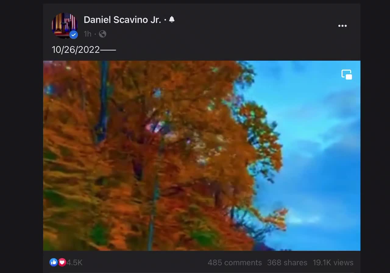 Dan Scavino Post FB 10/26/2022——