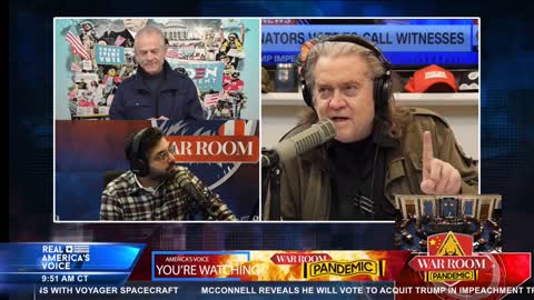 War Room reacts to the establishment trap that was laid against Trump to vote for witnesses