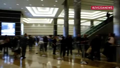 BREAKING: New footage shows the moment Moscow attack started.