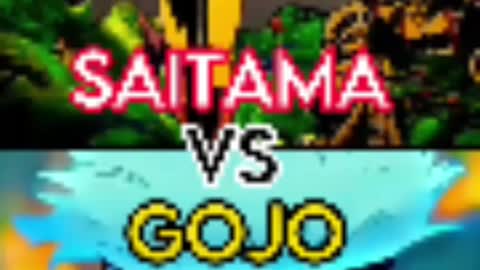 Gojo Vs saitama