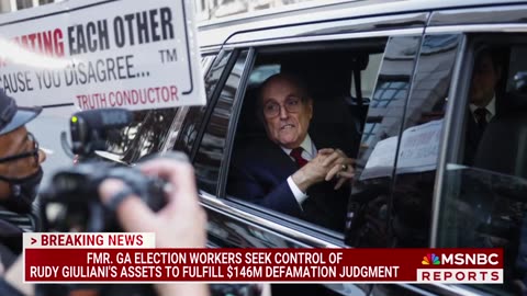 Former Georgia election workers seek control of Rudy Giuliani's assets