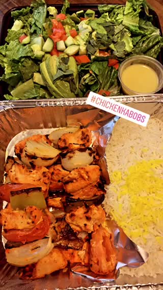 Panini kabob grilled