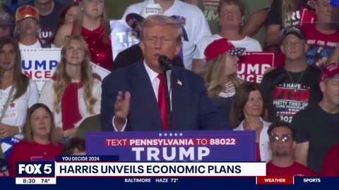 Trump takes aim at Kamala Harris after she unveils economic plans