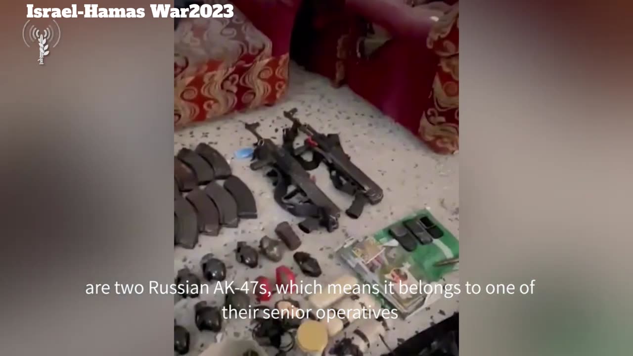 Israel-Hamas War2023 : Weapons were found in a building next to Kamal Adwan Hospital