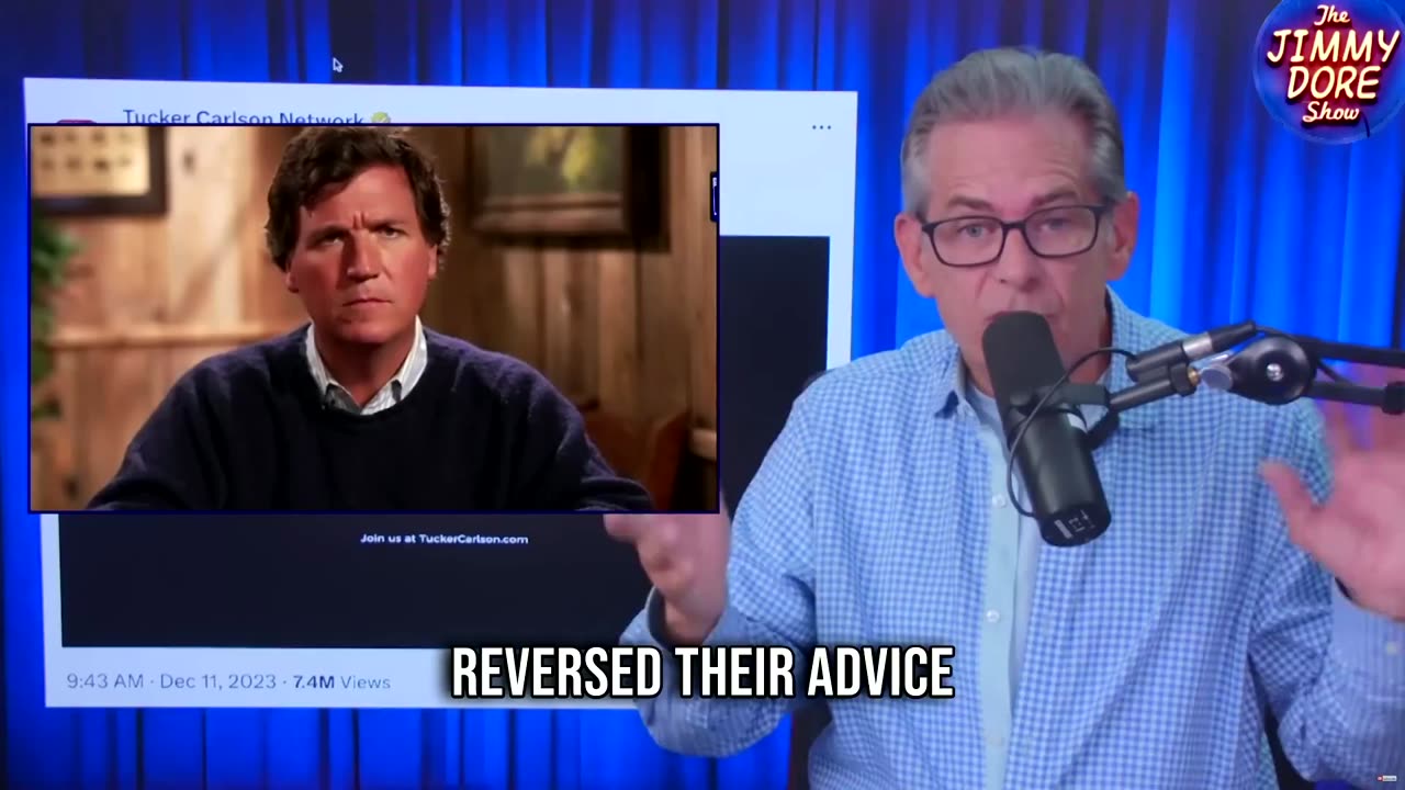 Tucker Carlson & Jimmy Dore – “I would Never go to a Doctor who is Still Lying about Covid”