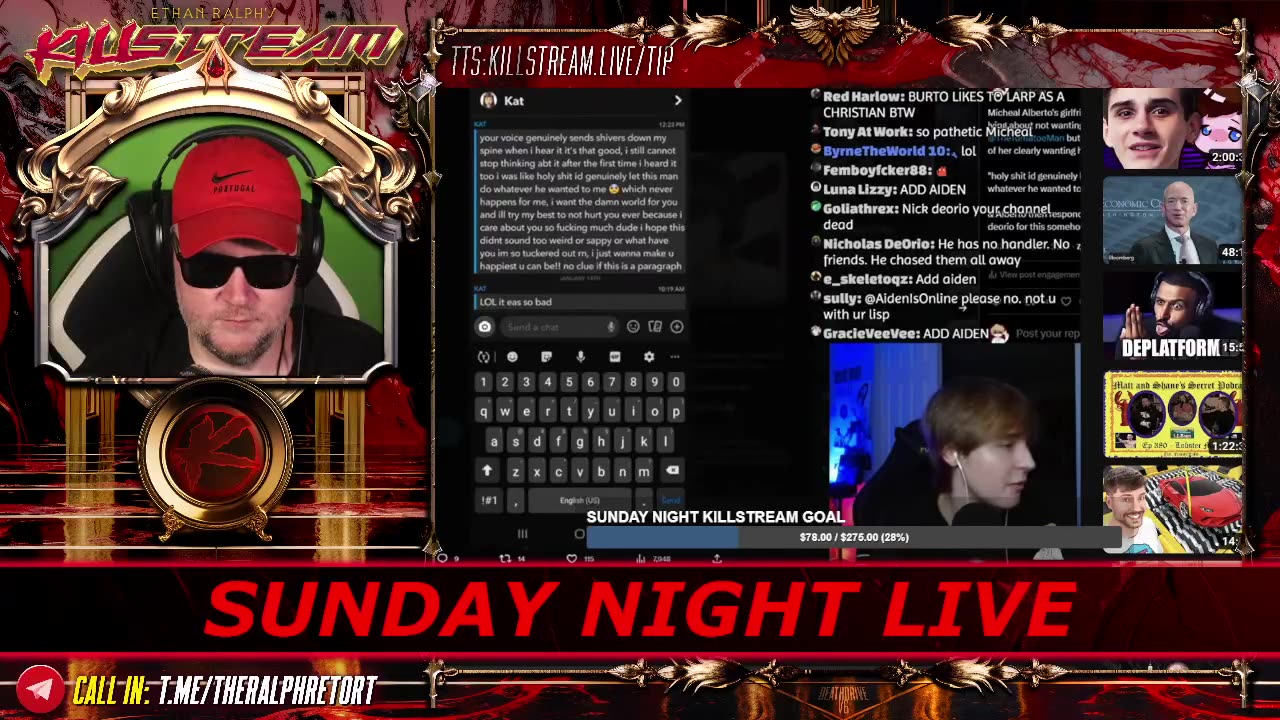 KILLSTREAM: SUNDAY NIGHT LIVE (RESTREAM)