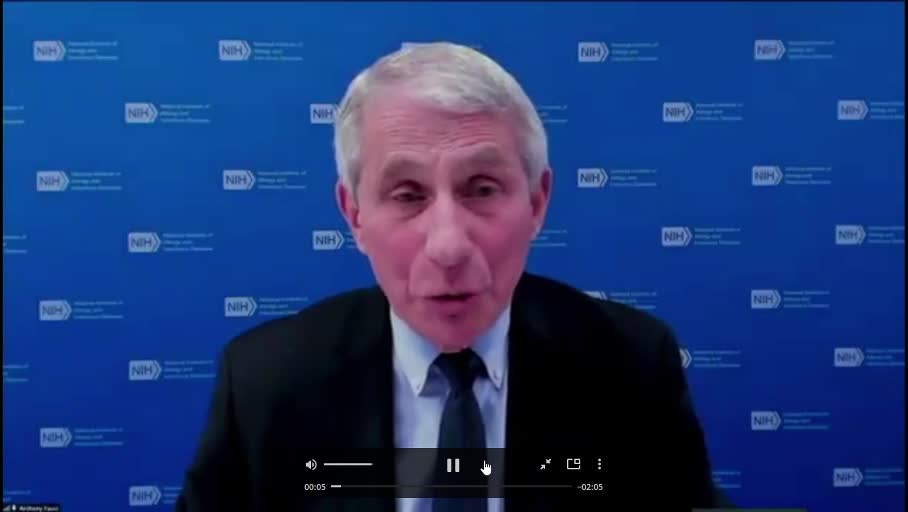 Fauci after Vaccine Still No Indoor Dining or Theaters or Gatherings and Yes Still Need Masks