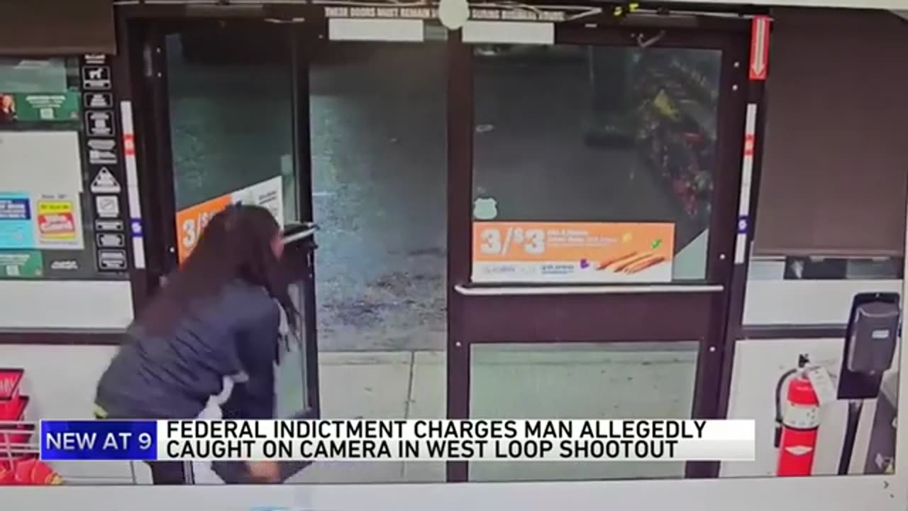 Federal indictment charges man allegedly caught on camera in West Loop shootout