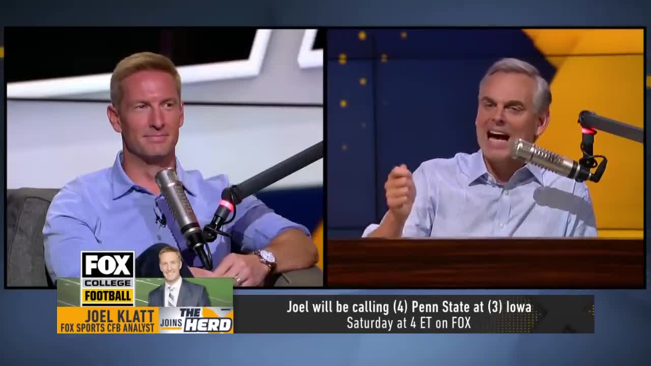 Joel Klatt with Colin on College Football