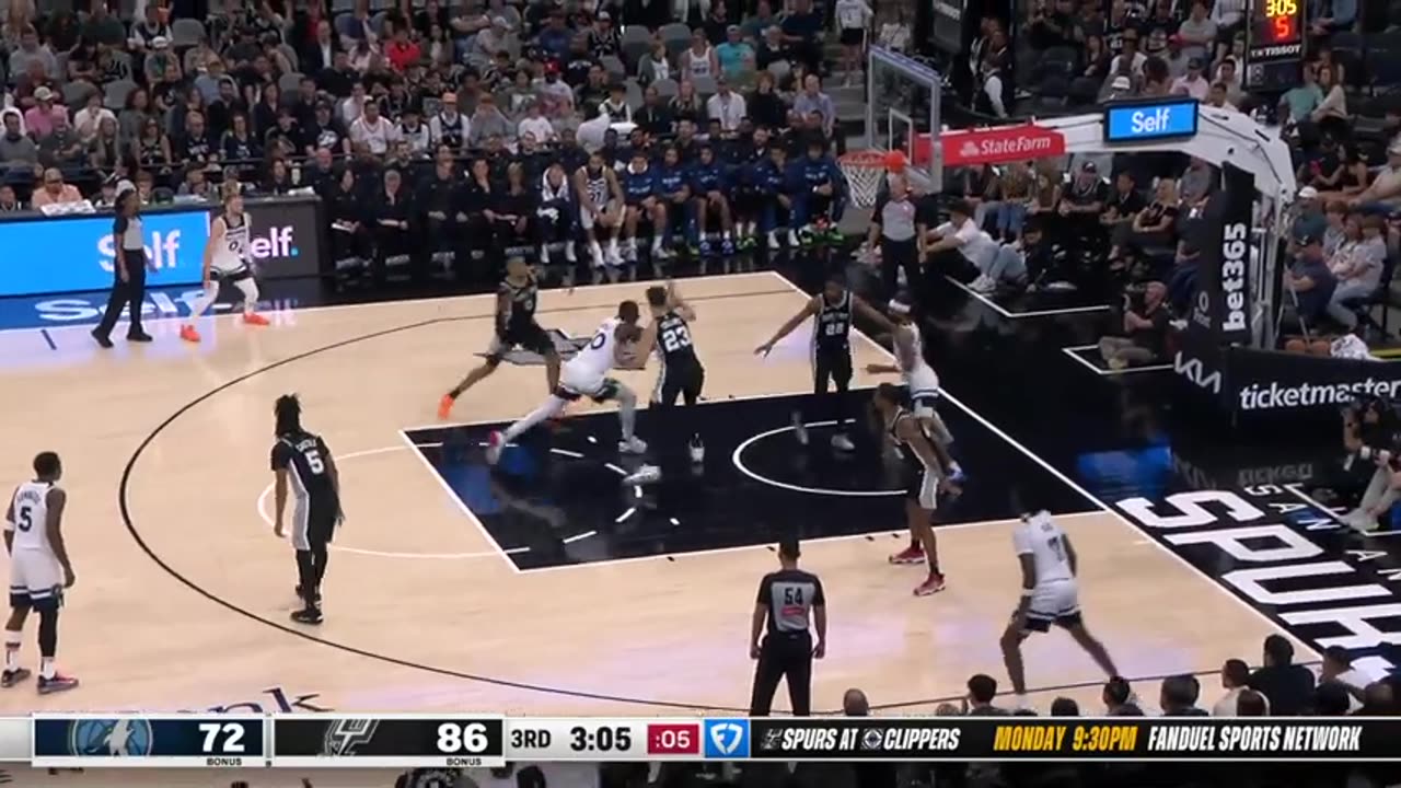 NBA San Antonio Spurs vs Minnesota Timberwolves 02/11/24
