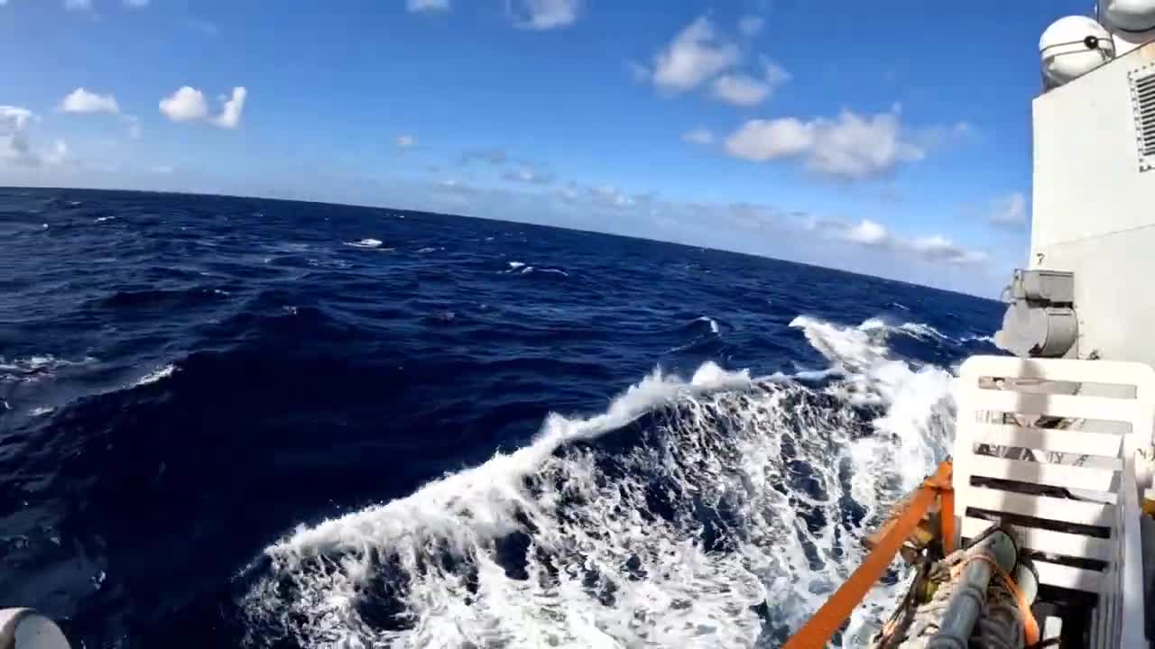Firing the Powerful Anti-submarine torpedo MK-46 in Middle of the Sea
